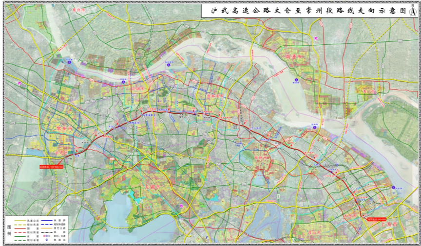 沪武高速路线图图片